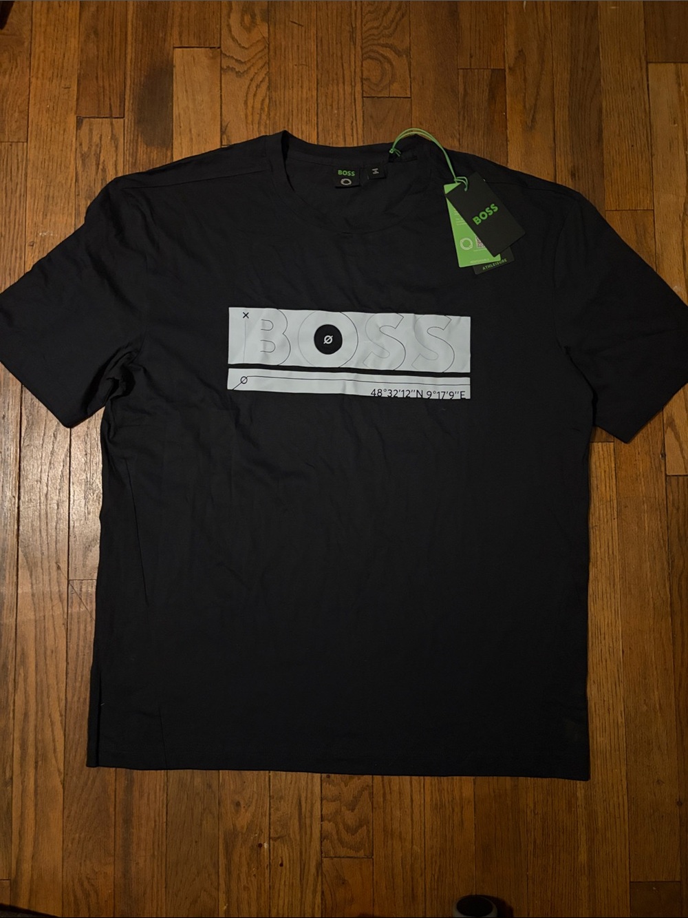 BOSS Dark blue Short-Sleeve Logo Tee